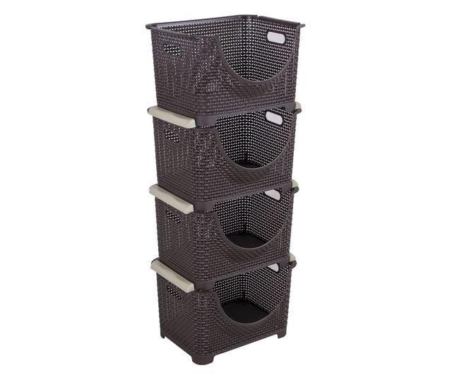 Višenamjenska polica 634, smeđa