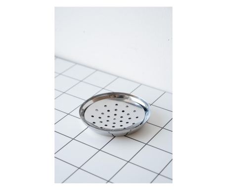 Posodica za milo 263, srebrna