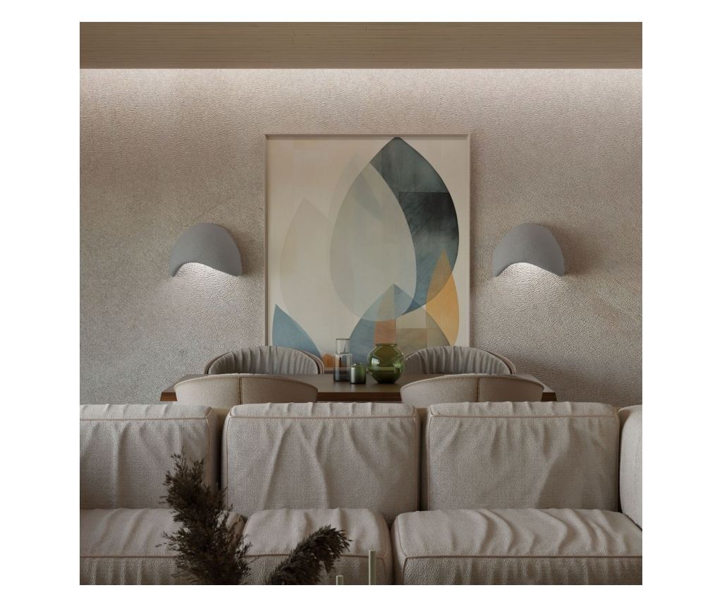 Set zidnih lampi (2 komada) 926, betonsko siva - 3