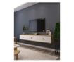 TV Stand 494, Sapphire Oak, White