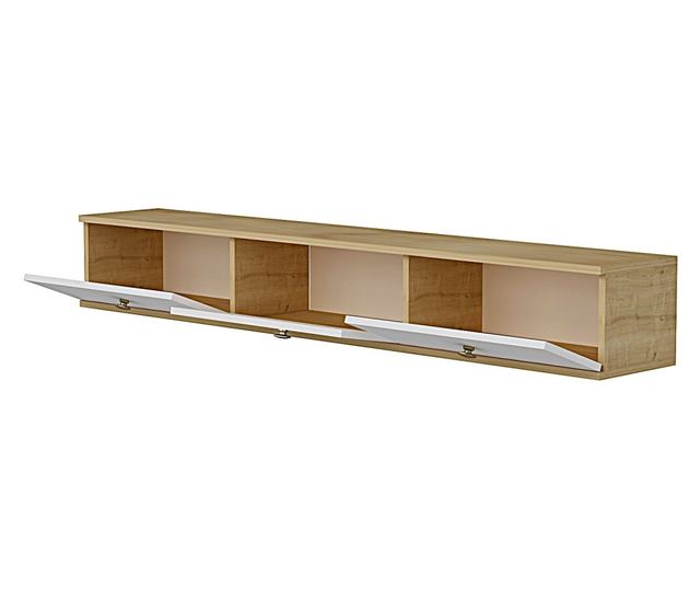 TV Stand 494, Sapphire Oak, White