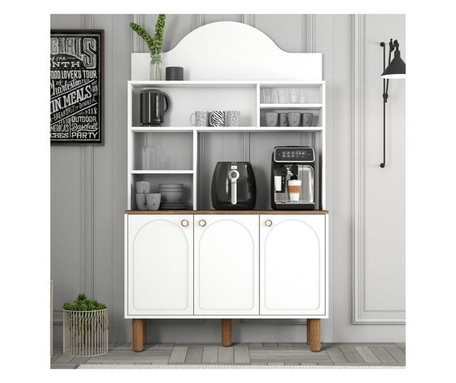 Kávézó szekrény 882, fehér