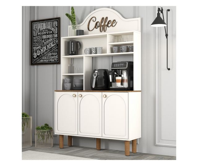 Kávézós szekrény 899, krém