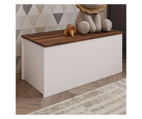 Komoda 781, Bílá, Ořech