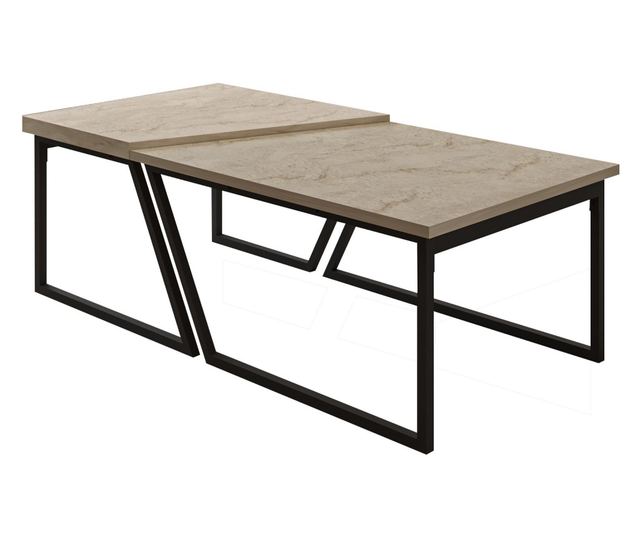 Dohányzóasztal szett 237, travertin