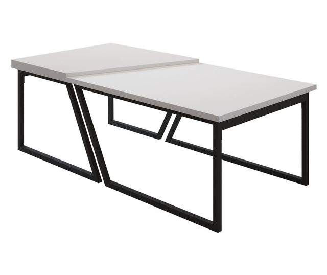 Dohányzóasztal szett 765, fehér