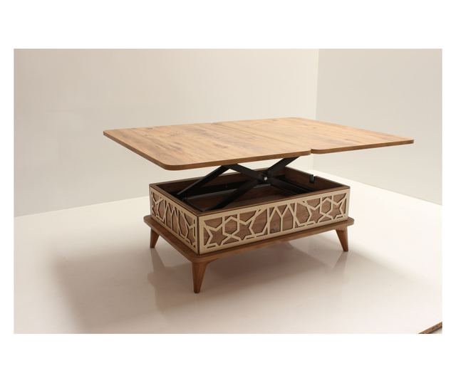 Dohányzóasztal 654, Fenyő