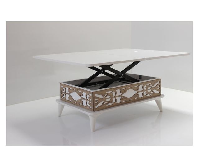 Dohányzóasztal 630, fehér