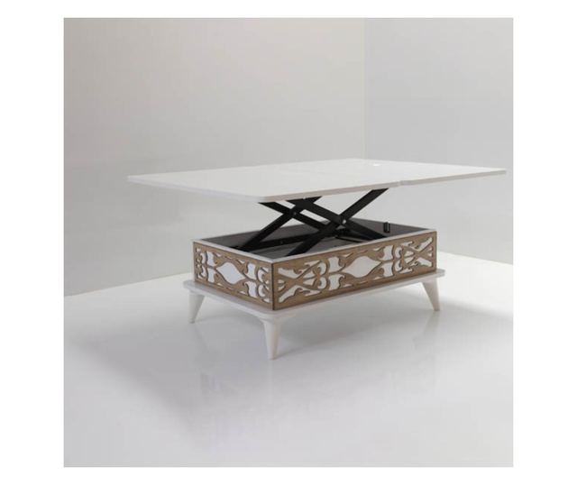 Dohányzóasztal 500, Fehér