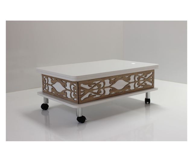 Dohányzóasztal 586, fehér