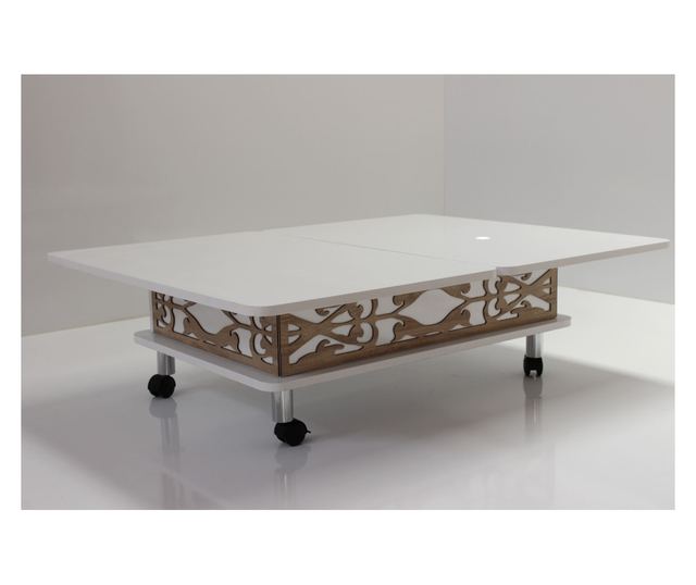 Dohányzóasztal 586, fehér