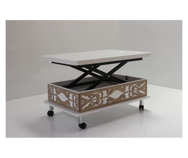 Dohányzóasztal 586, fehér