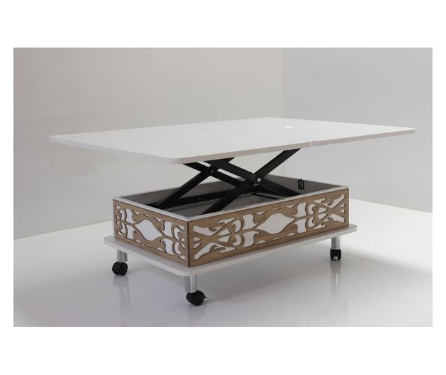 Dohányzóasztal 586, fehér