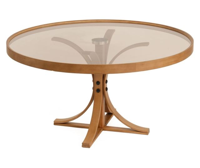 Masă de cafea 163, Nuc