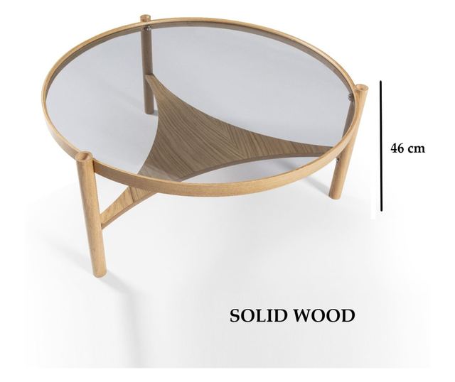 Dohányzóasztal 118, Tölgy