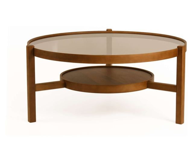 Masă de cafea 489, Nuc