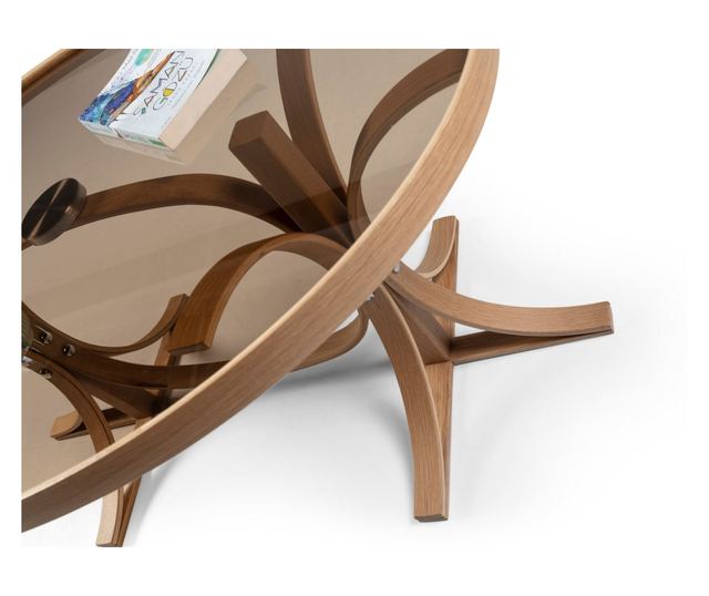 Dohányzóasztal 095, Tölgy