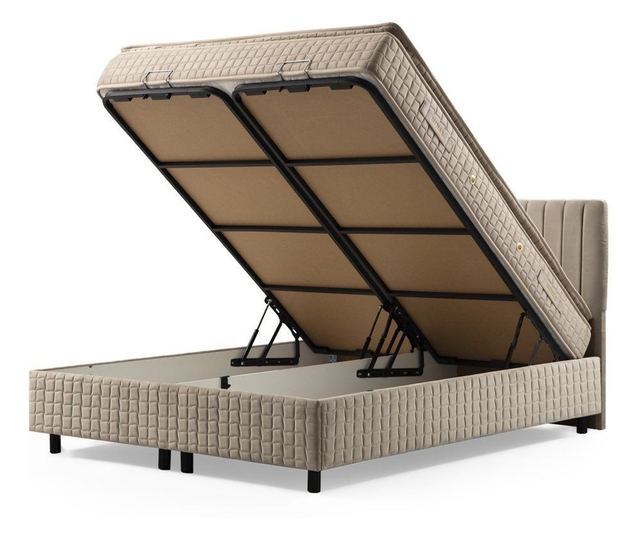 Dupla Matrac, Ágykeret és Fejtámla 715, Barna