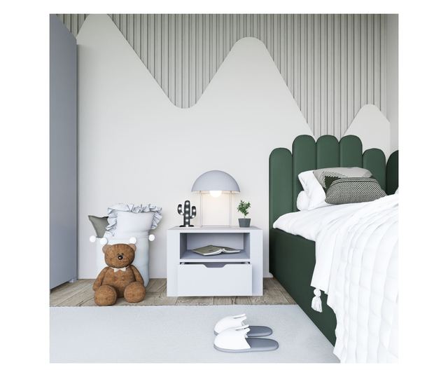 Éjjeliszekrény 175, Fehér