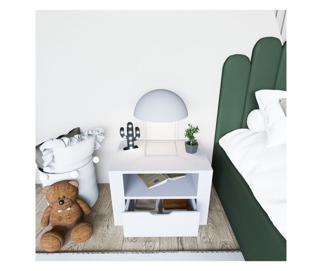 Éjjeliszekrény 175, Fehér