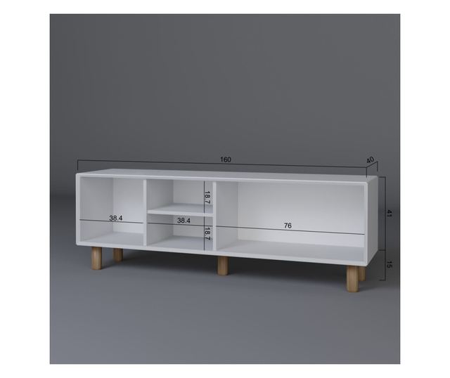 TV Állvány 342, Fehér