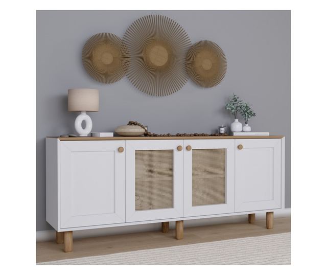 Konzol 212, Világos diófa