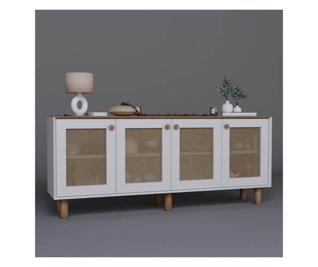 Konzol 236, Világos diófa