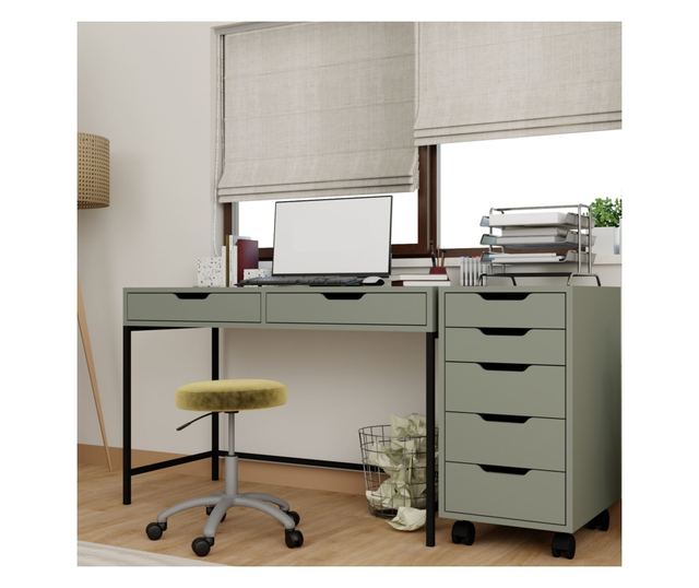 Dolgozószoba íróasztal 533, Zöld