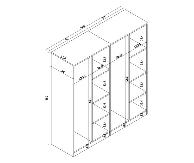 Szekrény 918, Atlanti fenyő