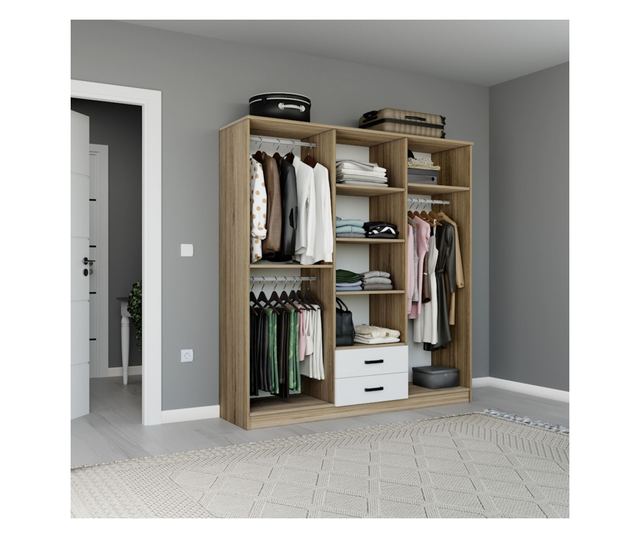 Szekrény 021, Világos diófa