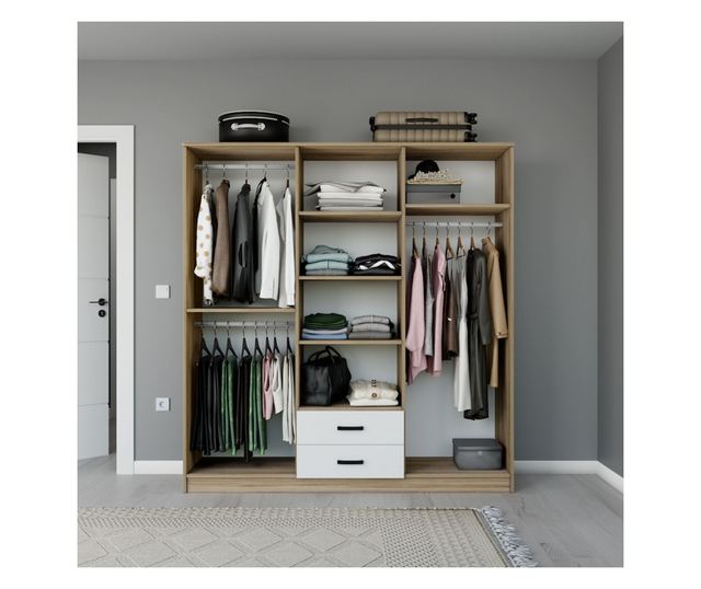 Szekrény 021, Világos diófa