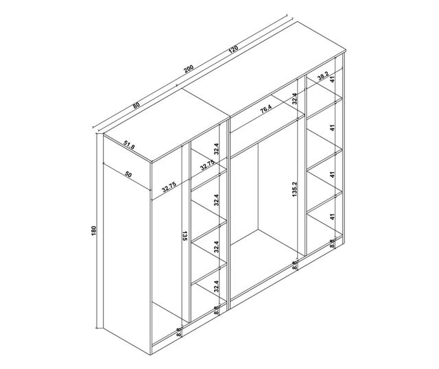 Szekrény 956, Atlanti fenyő
