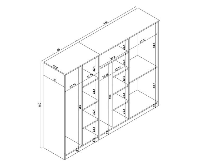 Szekrény 970, Atlanti fenyő