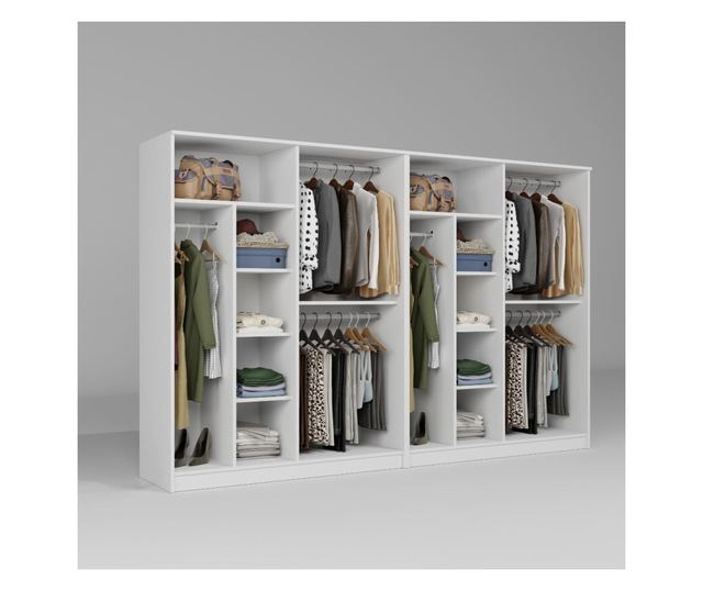 Szekrény 083, fehér