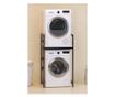 Ormarić za perilicu rublja 172, bijeli, crni
