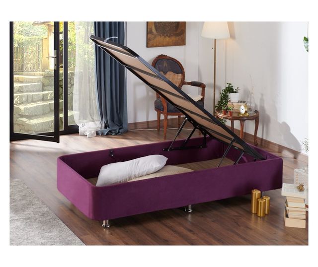 Enojna posteljna osnova 686, vijolična