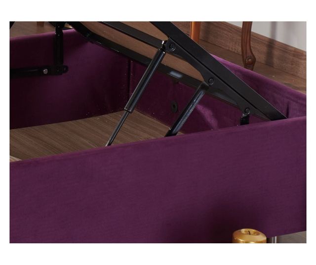 Enojna posteljna osnova 686, vijolična