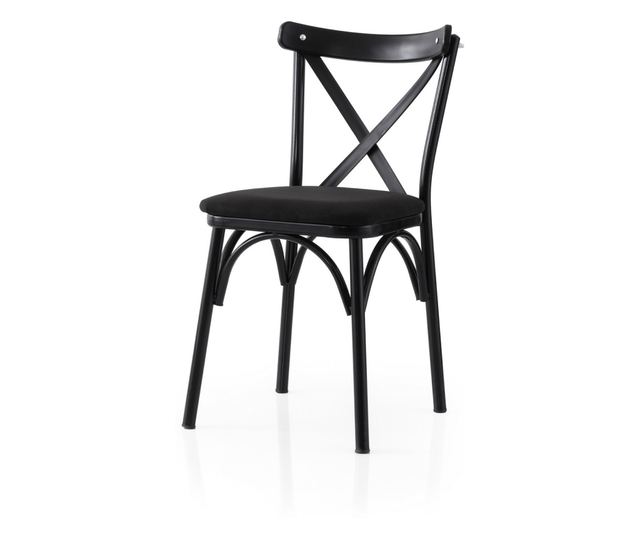 Set stolica (2 komada) 374, crna