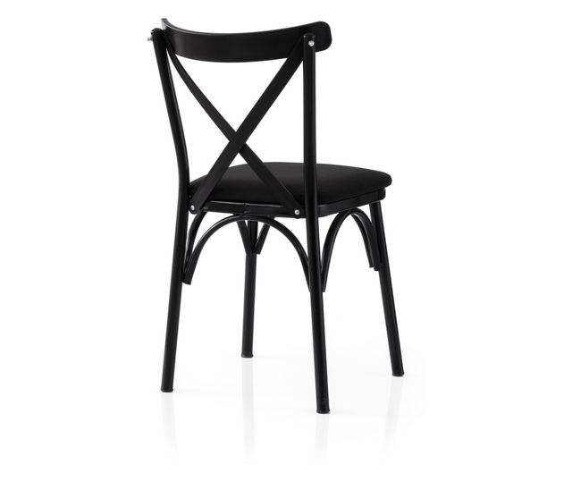 Set stolica (2 komada) 374, crna