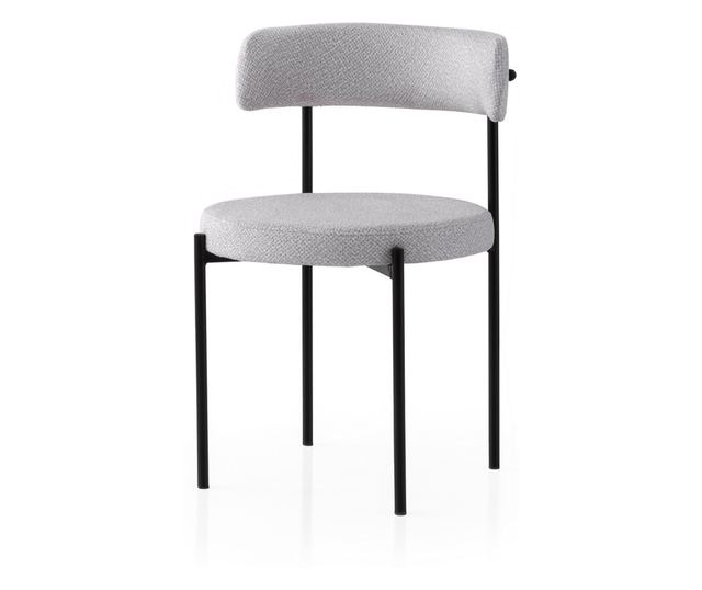 Set stolica (2 komada) 428, crna, siva