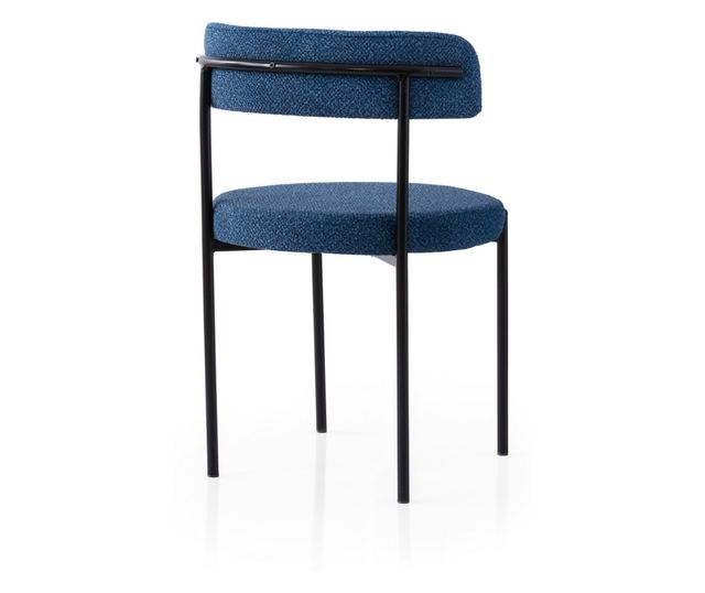 Set stolica (2 komada) 473, crna, tamnoplava