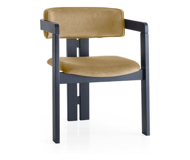 Stolica 396, crna, svijetlo taupe