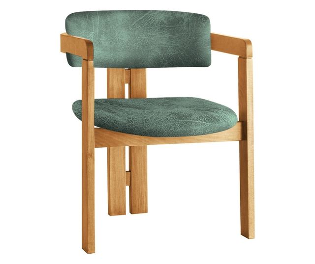 Stol 587, hrast, zelena