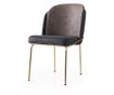 Set stolica (4 komada) 176, Zlatna, Antracit, Mink