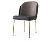 Set stolica (4 komada) 176, Zlatna, Antracit, Mink
