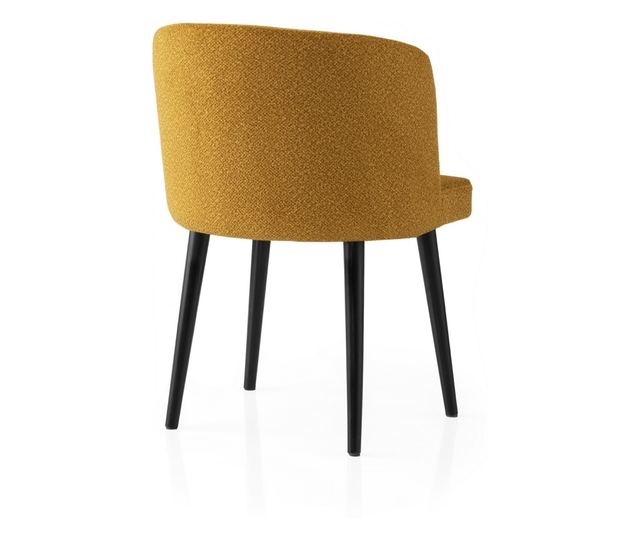 Set stolov (4 kosi) 633, črna, rumena