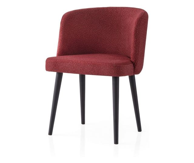 Set stolica (4 komada) 657, crna, crvena