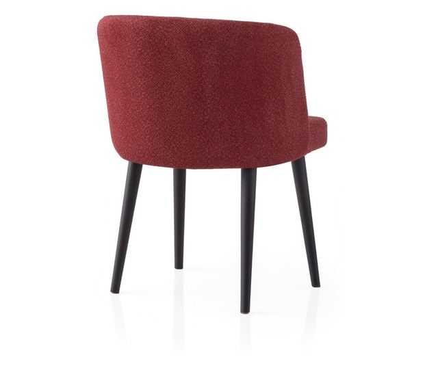 Set stolica (4 komada) 657, crna, crvena