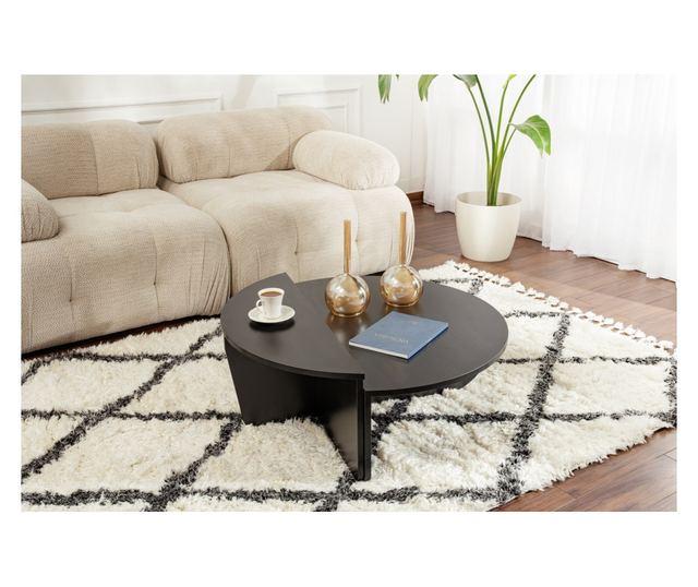 Klub stol 358, Drvo, Crna