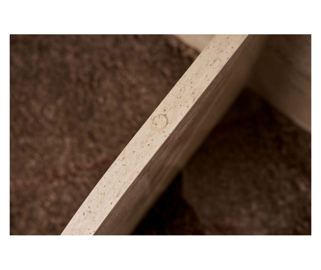 Kavna miza 640, Travertin, Prozorna